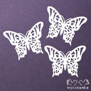 Tekturka Wycinanka Summer Dream - Motyle #1, 3szt